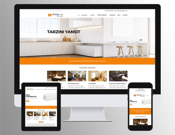 Mobilya & Dekorasyon Web Sitesi Scripti (Ürün & Katalog Yönetimli)
